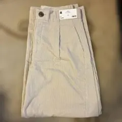 コーデュロイバレルレッグパンツ　L