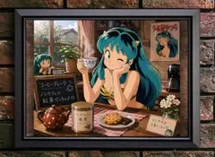 ラムちゃん【A4サイズ写真ポスターフレーム付き②点セット】ポスターのサムネイル