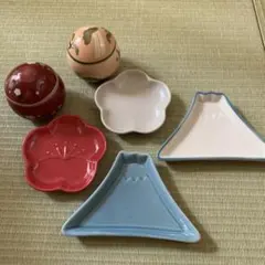 natural kitchenナチュラルキッチン お正月 和食器 豆皿 蓋付茶碗のサムネイル
