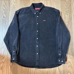 Supreme Small Box Shirt Washed Black
