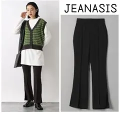 JEANASIS 使えるサイドスリットフレアカラーパンツ 美品