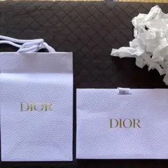 DIOR ディオール　ショップ袋 ギフトバッグと緩衝材　紙テープ
