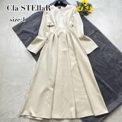 サンプルタグ付【Cla STEllaR】 ロングワンピース Aライン マキシ丈