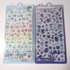 新品　未使用　ボンボンドロップシールミニ　オリジナル　よるねこ　なないろ　2枚