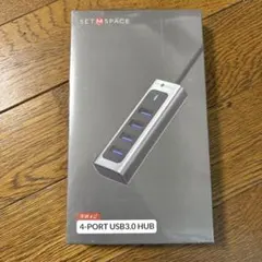 SETMSPACE usbハブ3.0 4ポート 5Gbps 軽量アルミ製