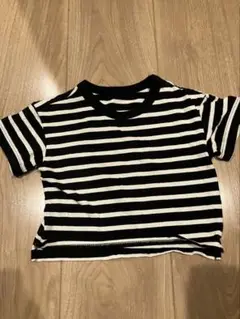 無印良品　半袖Tシャツ　ボーダー80cm
