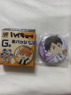 ハイキュー!! グッスマくじ G賞 缶バッジ 牛島若利