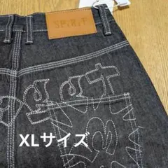 【新品】極太バギーデニムパンツ　XL