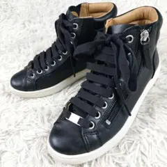 スニーカー 24 黒 UGG アグ ハイカット ジップ レザー 本革 オリーブ 最終SALE:シンプル☆アグUGG Olive杯トップレザースニーカー