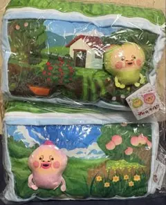 こびとづかんマスコット入りクッション　２種セット新品未使用