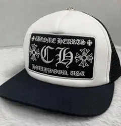Chrome Hearts トラッカーキャップ ホワイト/ブラック
