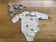 プティマイン　ミッフィーロンパース