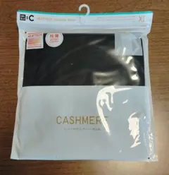 ユニクロUNIQLO極暖 ヒートテック　カシミヤ XL ブラック