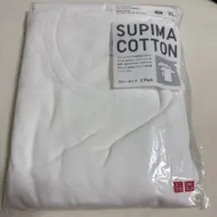 【新品】ユニクロ　スーピマコットン　クルーネックT(半袖)2Pack