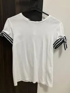 ボーダーズアットバルコニー ネイビー 半袖Tシャツ タグ付き 美品 ボーダーズアットバルコニー ネイビー 半袖Tシャツ タグ付き 美品