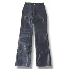 激レア dual レザー パンツ ネイビー エディ Dior homme