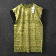 【希少】新品 デンハム DENHAM カットソー Tシャツ ゴールド 派手のサムネイル