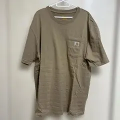 carhartt ブラウン　Tシャツ Lサイズ