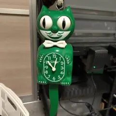Kit-Cat Klock グリーン 掛時計のサムネイル