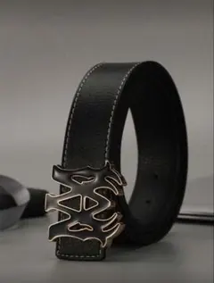 i*k様 AMIRI アミリ　ロゴ　ベルト　ブラック　ゴールド　11