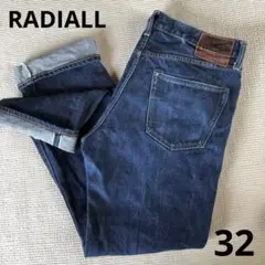 W32 RADIALL ラディアル デニムパンツ ジーンズ 赤耳 日本製 濃紺