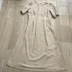 【未使用】マタニティウェア　妊婦服　ワンピース　Mサイズ　半袖　授乳口付き