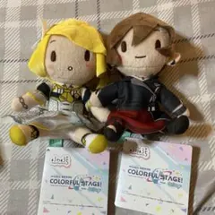 プロセカ　鏡音リン　MEIKO ふわぷち　ミニぬいぐるみ