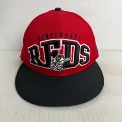 【USA古着】7 1/4 NEW ERA MLB REDS レッズ キャップ 赤のサムネイル