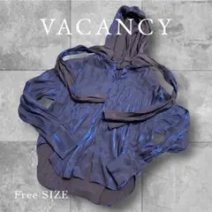 VACANCY ヴァカンシー フード付きシアーワッシャーシャツ 光沢フリーサイズのサムネイル