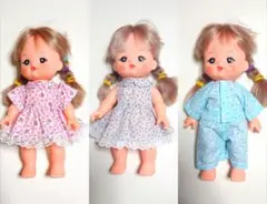 ハンドメイド メルちゃん服 ワンピース2着 パジャマ ㉑