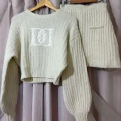 ダーリッチ darich キルティングロゴニットセットアップ