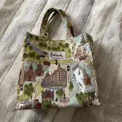 Harrods 地図柄 トートバッグ ハンドバック