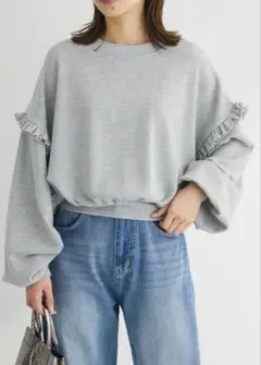 スウェット ショート丈