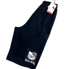 新品　HELLO KITTY　ショートパンツ　ハローキティ　一部刺繍　M