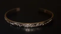 ハワイアンジュエリー バングル ブレスレット ステンレス 316L プルメリア