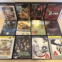 【動作確認済12本セット】PS2 ゲームソフト