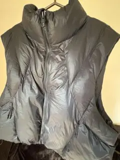 ZARA ブラック ダウンベスト M