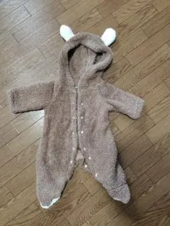 うさぎ　モコモコ　ロンパース　カバーオール