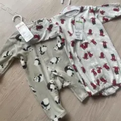 西松屋✩長袖✩ロンパース✩コンビドレス