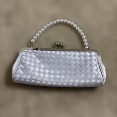 green label relaxing パーティーバッグ シルバー