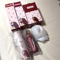 わんわん物語 ステンレスボトル＆グラスマグ 3点セット ディズニーストア わんわん物語 ステンレスボトル＆グラスマグ 3点セット ディズニー