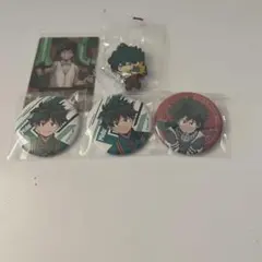 僕のヒーローアカデミア アクリルスタンド 缶バッジ 緑谷出久 爆豪勝己