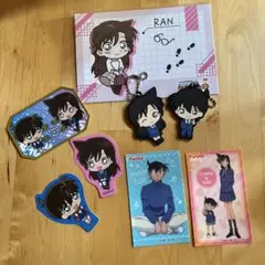 コナン　蘭　蘭姉ちゃん　新一　ラバキー　シール　　セット