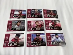 鹿島アントラーズ　トレーディングカード　ゴールゲッターカード　全種類