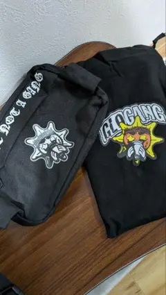 glogangショルダーバッグ　ブラック 確実正規品