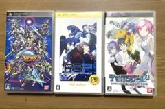 PSP ゲーム 3本セット ガンダム ペルソナ3 デジモン