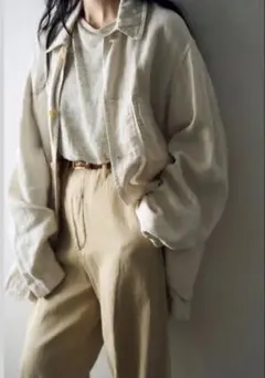 MAATEE&SONS WORK JACKET LINEN ドゥルン3オレンジ - メルカリ