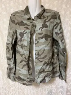 [新品]迷彩柄 長袖シャツ レディースのサムネイル