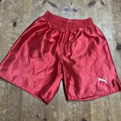 プーマサッカーパンツ　赤　150 ショート
