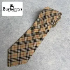 BURBERRYS バーバリー ノバチェック シルク 100%ネクタイ ベージュのサムネイル